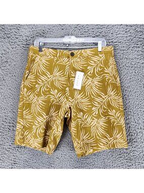 Jachs Shorts Mens 31 Brown Stretch High Rise Bleecker *NWT*